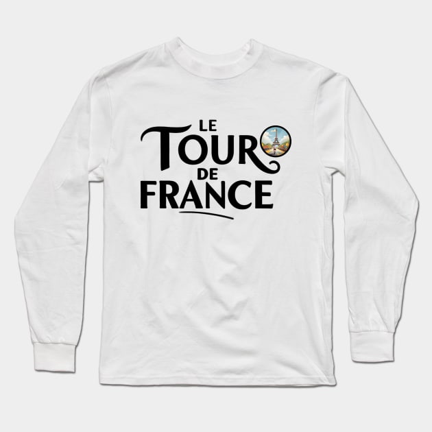 Le tour de France Long Sleeve T-Shirt by Moulezitouna